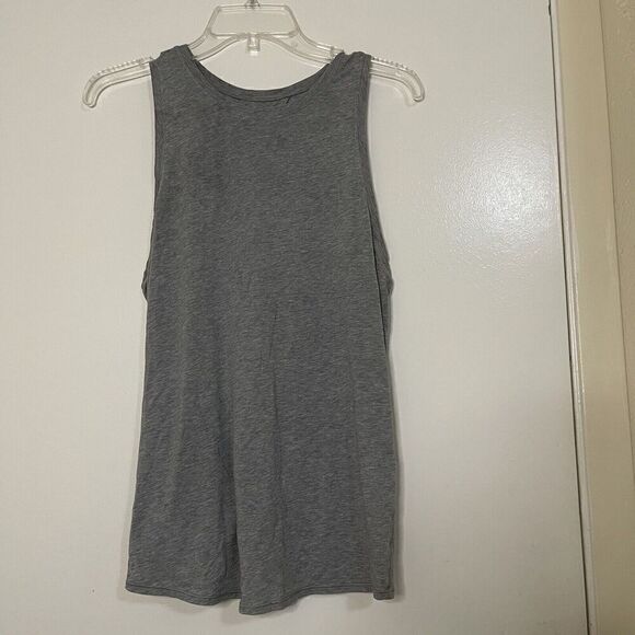 LULULEMON gray sleeveless keyhole tie back tank top size 4 - Picture 1 of 4